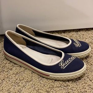 Authentic Gucci slide in sneaker